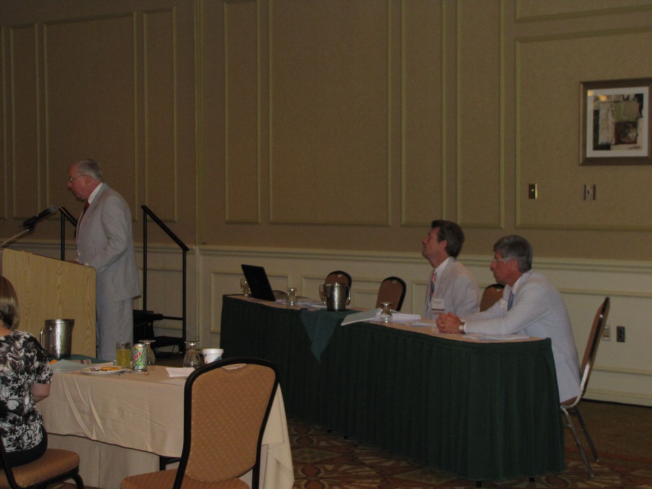 Smart in Seersucker: ISBA President John O'Brien, Jim Chipman, Doug Barringer