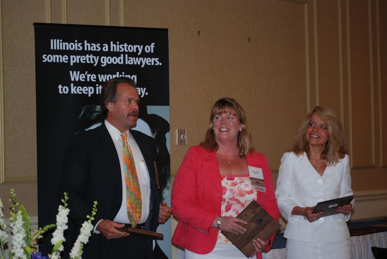 Board of Governors Award recipients Robert Hanaford, Karen Enright, Michele Jochner