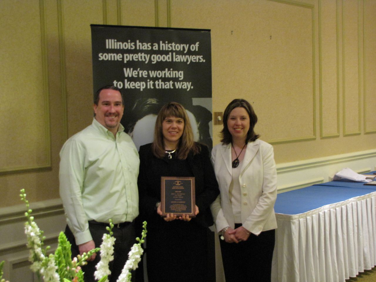 Deere & Company honorees for the John C. McAndrews Pro Bono Service Award