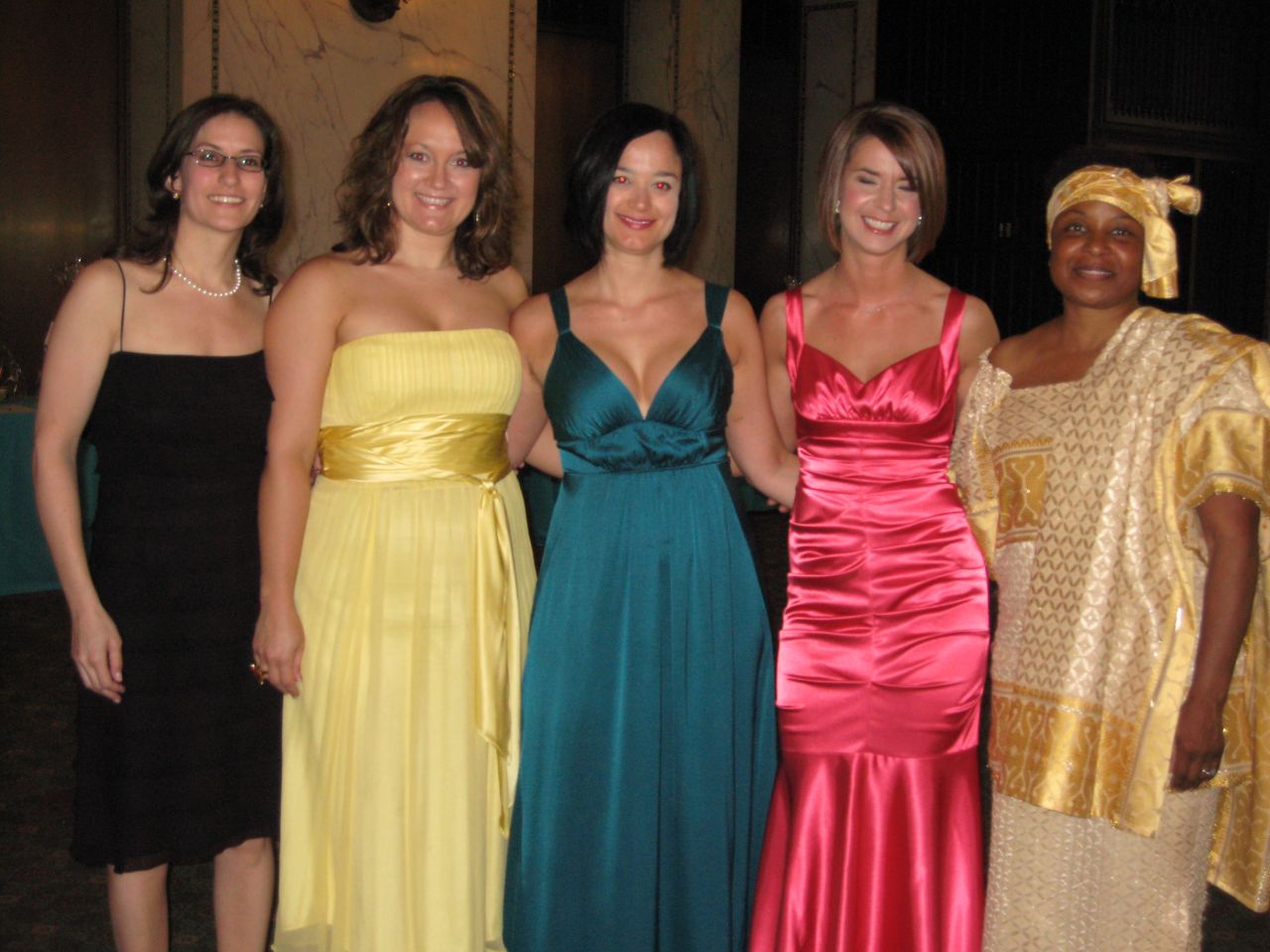 Summer Soiree YLD council members Debra Liss, Heather Fritsch, Adela Lucchesi, Jamie Bas and Arlette Porter