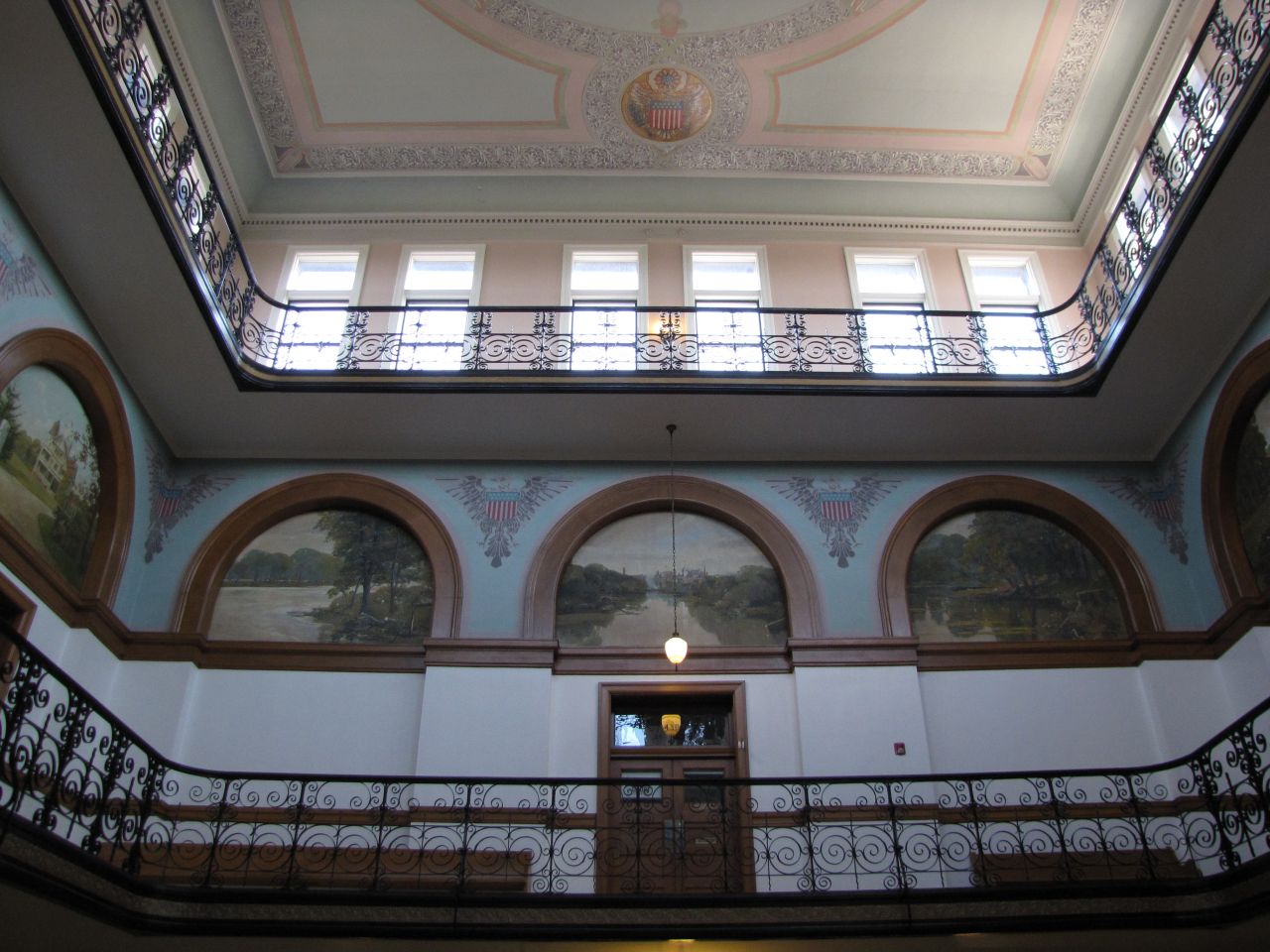 Murals depicting Kane County towns