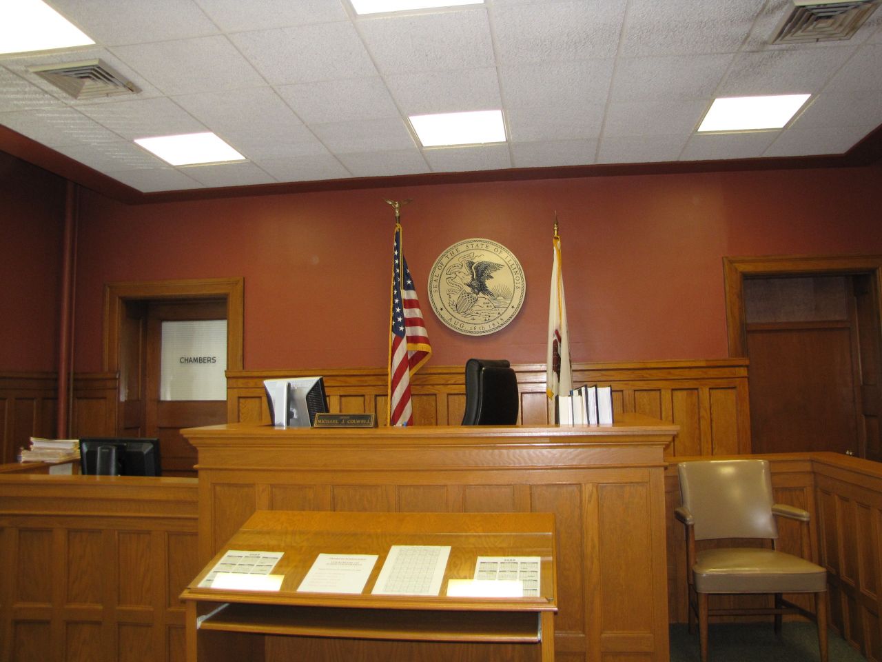 Updated courtroom