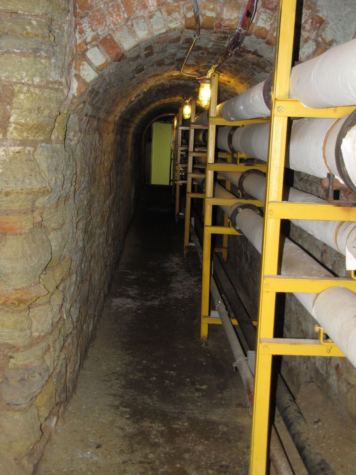 Old prisoner tunnel - now leads to boiler room