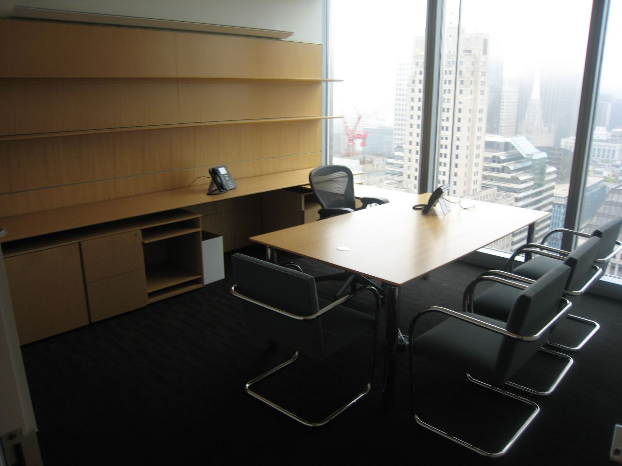 A typical partner's office on the 31st floor.