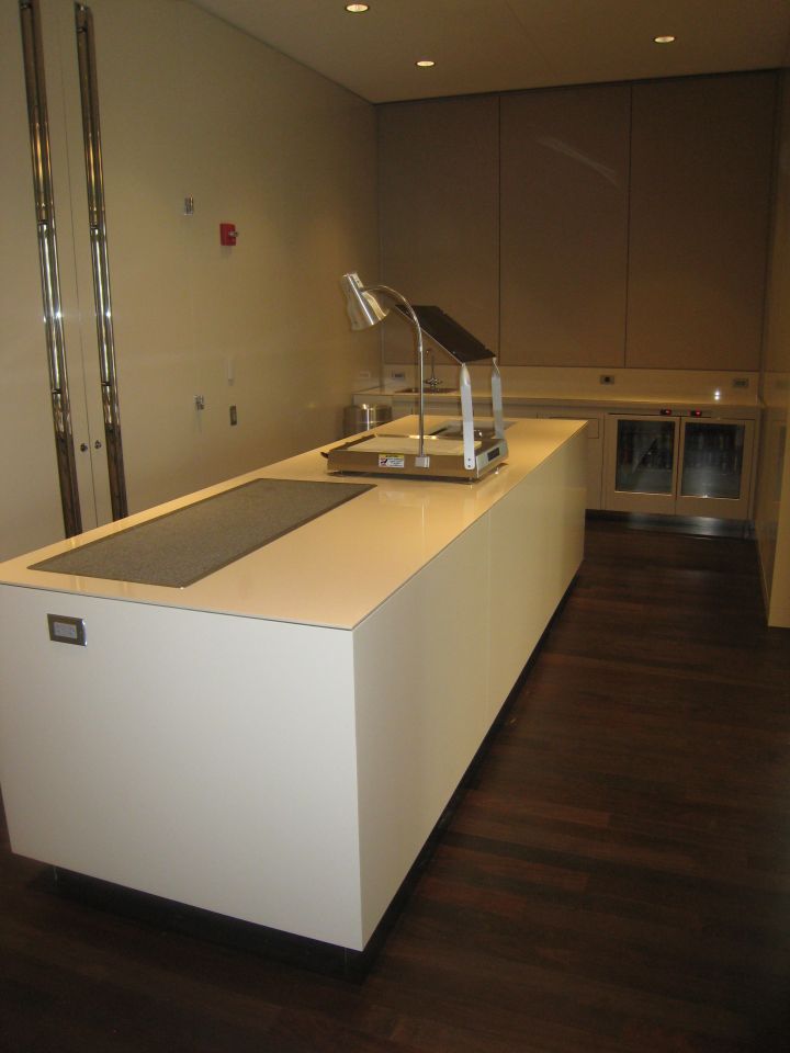 Food prep area for the 7th floor boardroom.