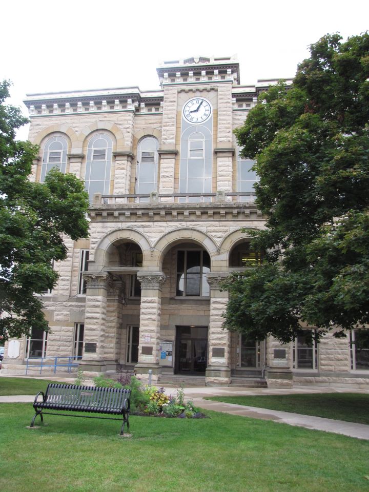 The La Salle County Courthouse was finished in 1883.