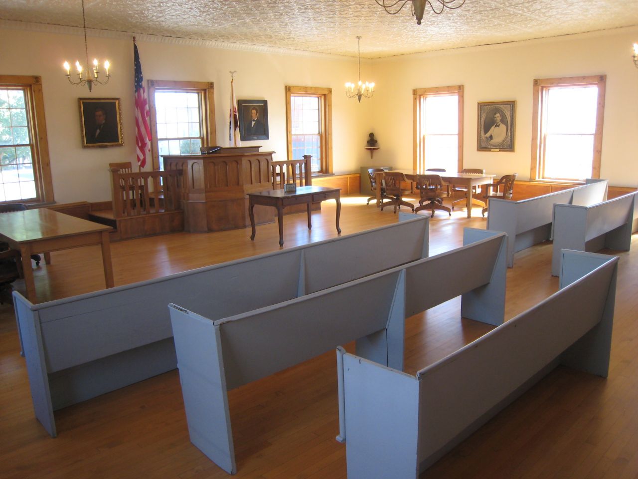 Another view of Lincoln Courtroom