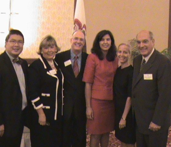 Attendees of the Peoria County Bar Association's Diversity Luncheon on Sept. 21 included (from left to right): John K. Kim, Chairman, PCBA Diversity Committee, Paula Hudson Holderman, ISBA Board of Governors members, John Thies, ISBA 3rd Vice President; Anita Alvarez, Cook County State's Attorney; Elizabeth Jensen, ISBA Board of Governors Member and Mark Hassakis, ISBA 1st Vice President. 