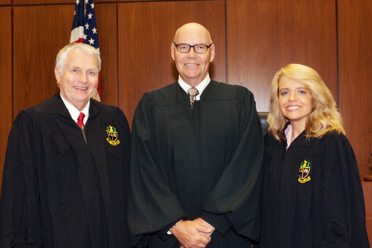 Chairman of the Board of Directors of the Chicago Alumni Chapter Bob Downs, Chief Judge James F. Holderman, Chicago Alumni Chapter Justice Michele M. Jochner