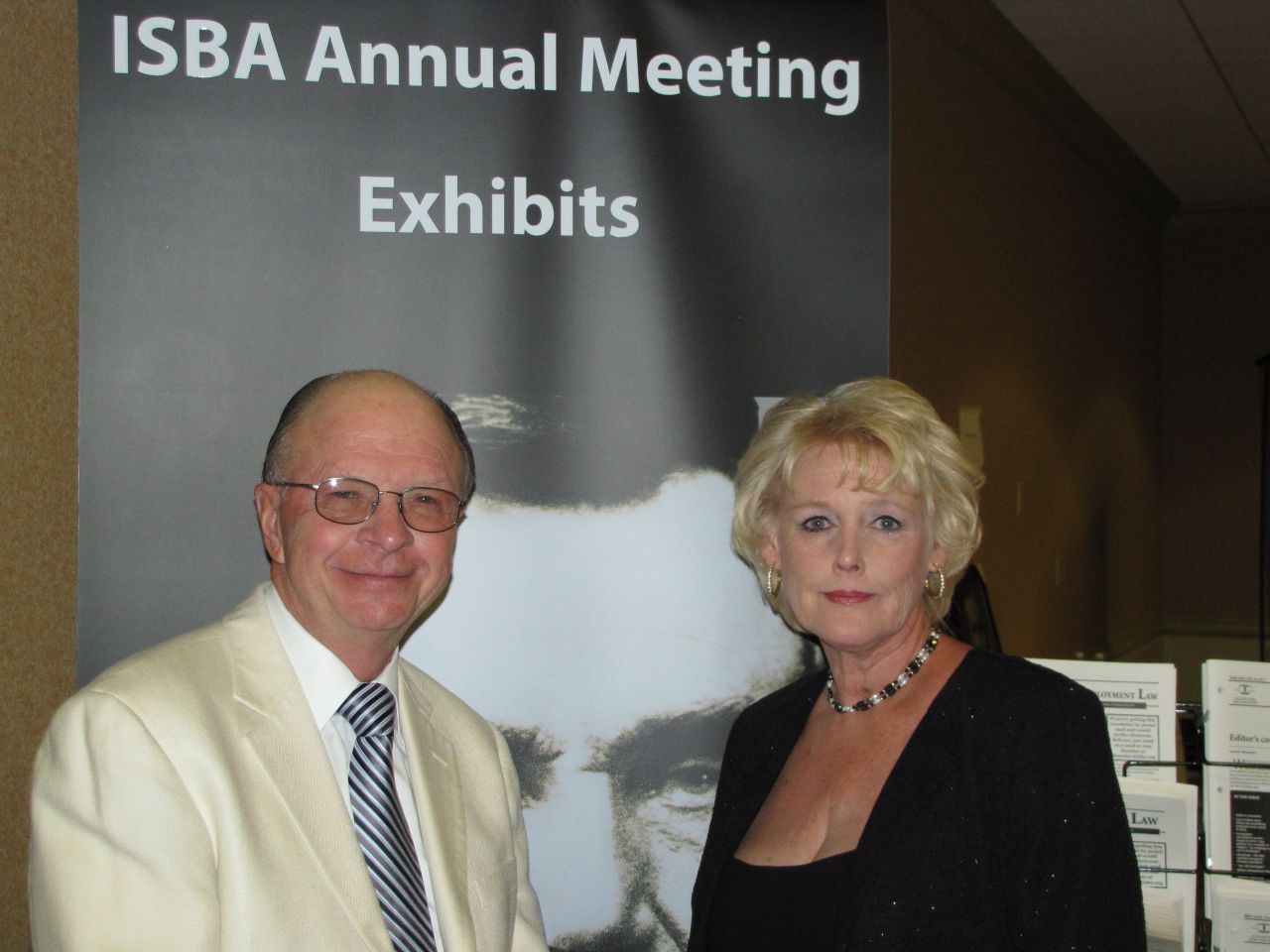 At the Annual Dinner reception