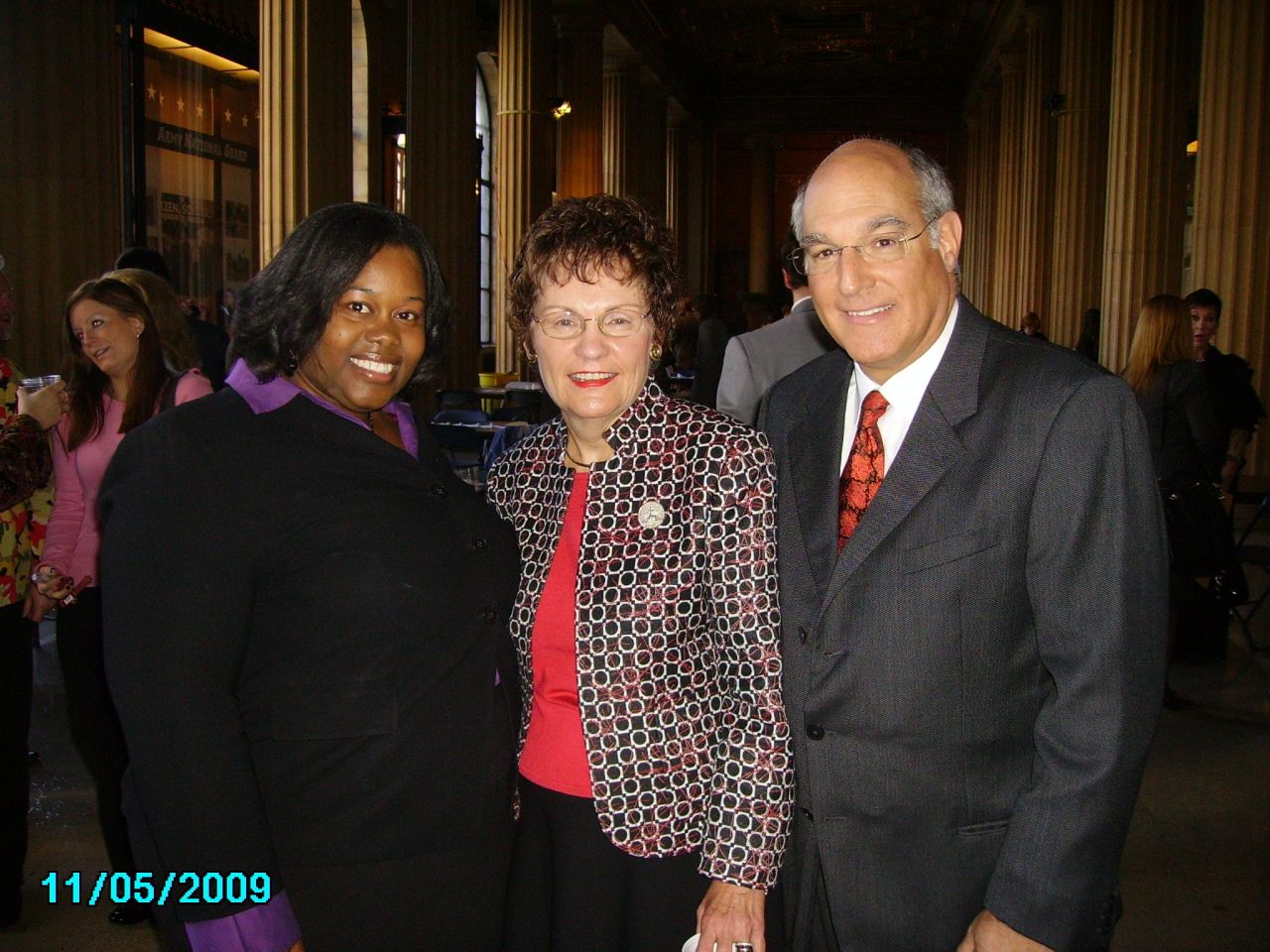 La Toya Dixon, Justice Garman, ISBA President Elect Mark Hassakis