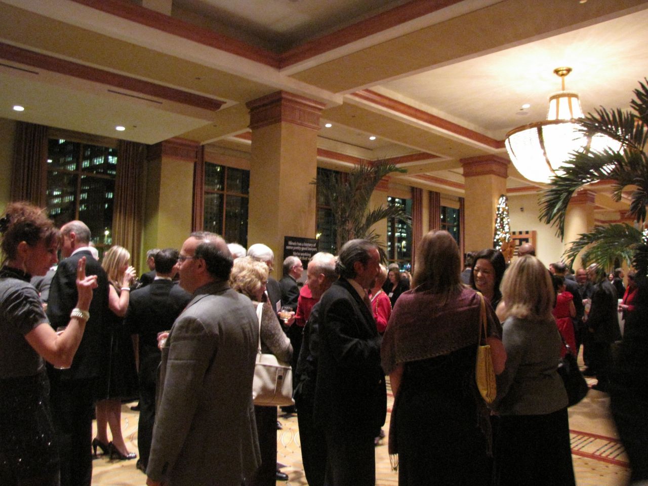 The Supreme Court Dinner reception at the Sheraton Chicago Hotel & Towers