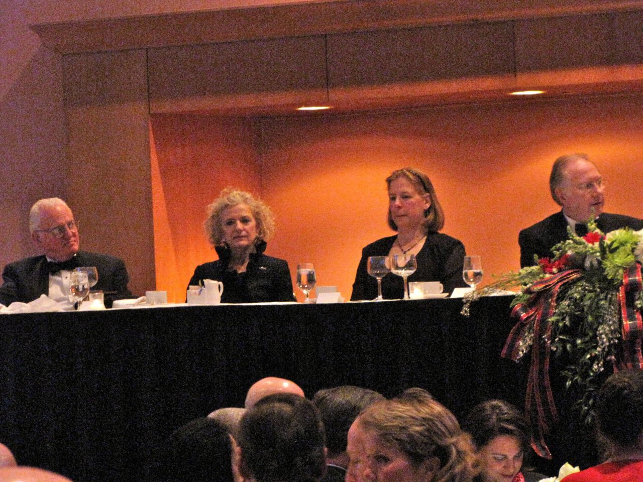 From left (click to enlarge): Chicago Ald. Ed Burke, State Supreme Court Justice Anne Burke, Mary Kilbride, State Supreme Court Justice Thomas Kilbride