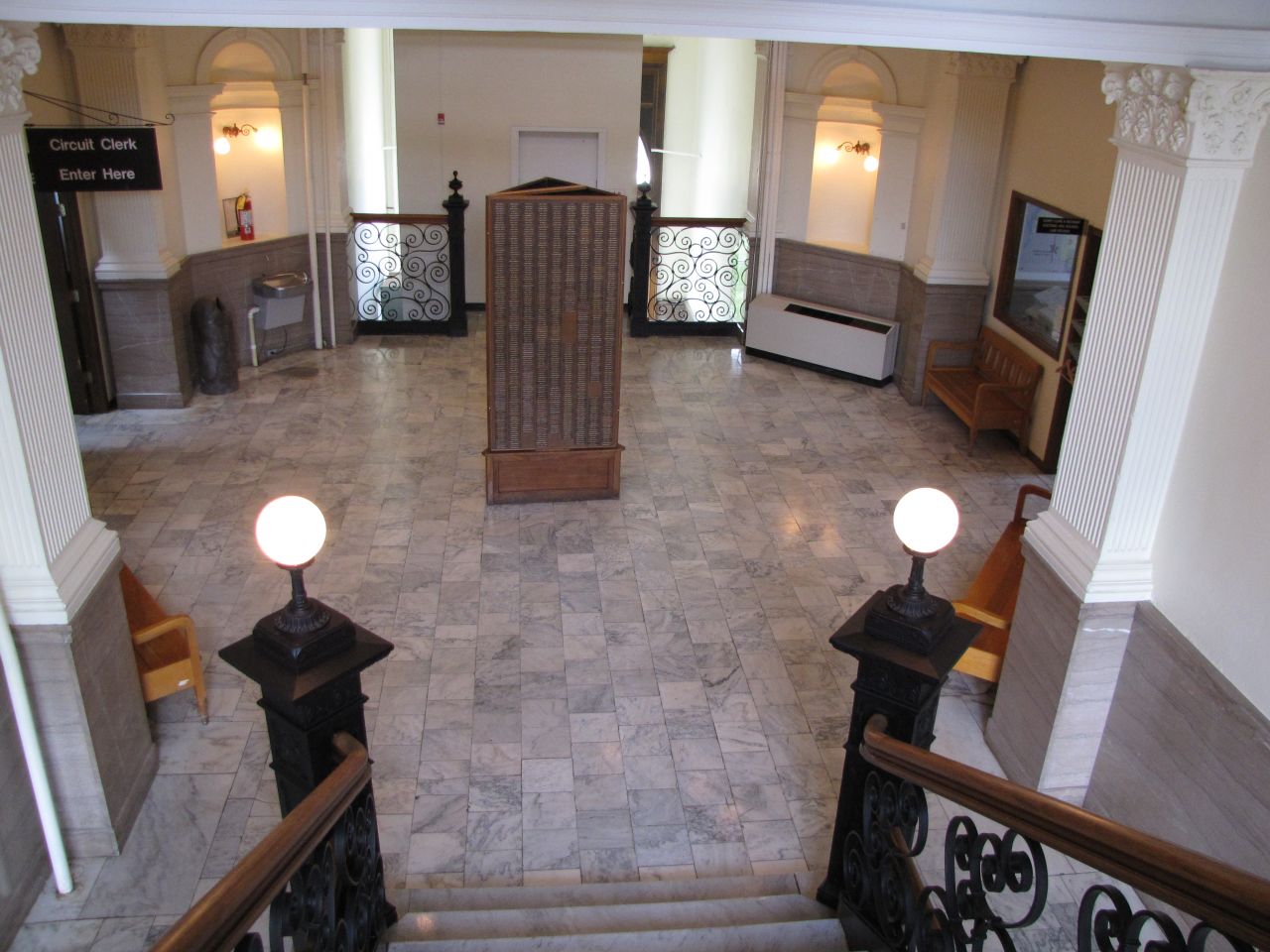 Second floor lobby