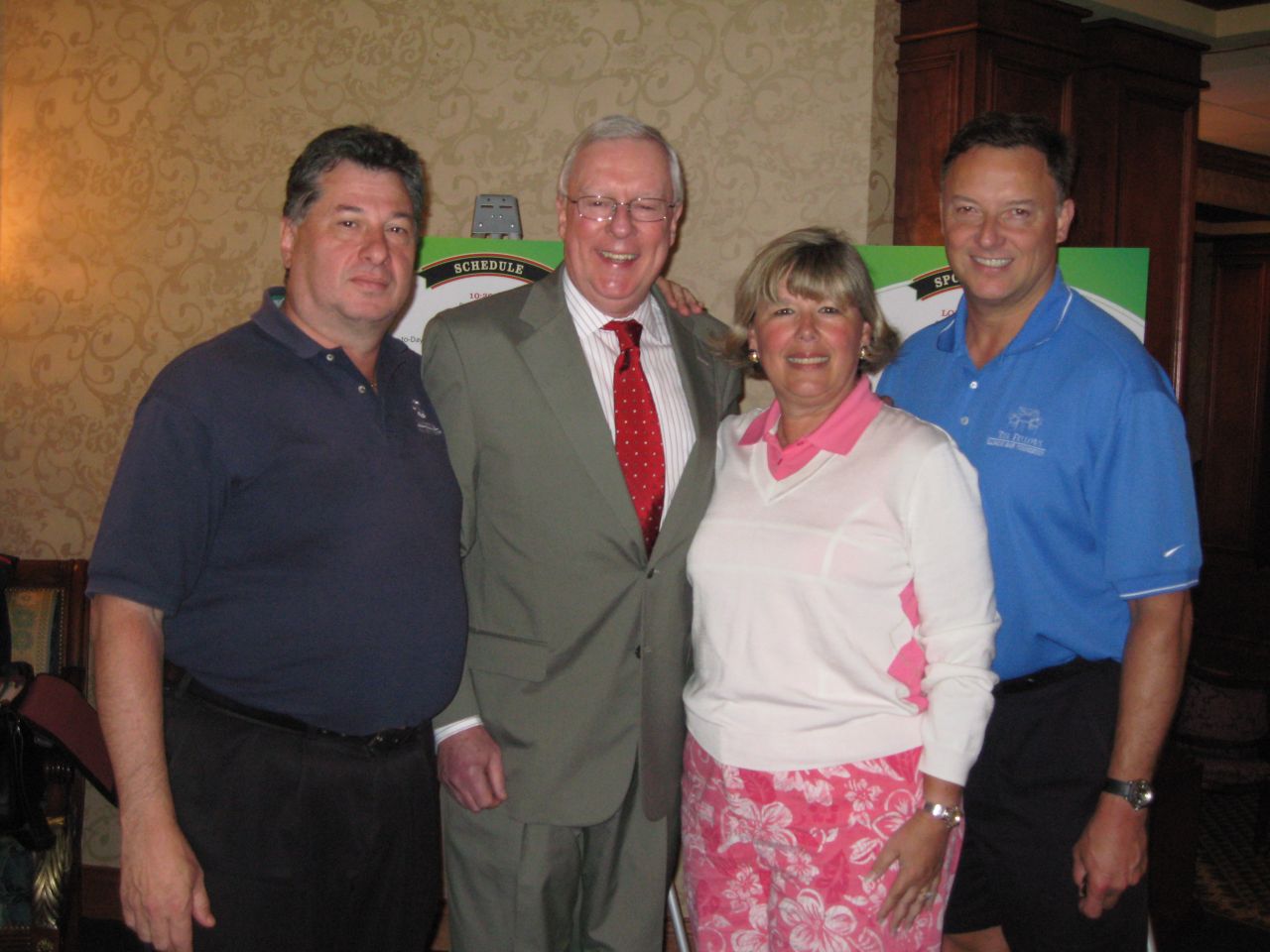 ISBA Board of Governors Treasurer Mauro Glorioso, ISBA President John O'Brien, Board of Governors member Paula Holderman and ISBA 2nd Vice President John Locallo
