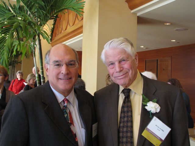ISBA President Hassakis with Distinguished Counsellor Myles L. Jacobs