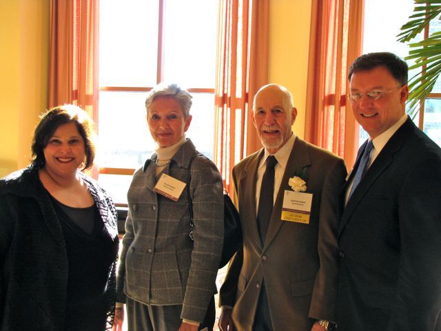 ISBA President-Elect John Locallo with Distinguished Counsellor Burton Duboe and family