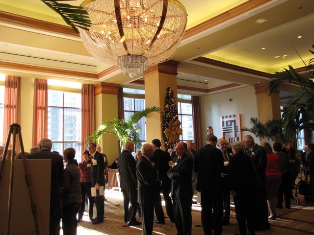 The opening reception at the Sheraton Chicago Hotel & Towers
