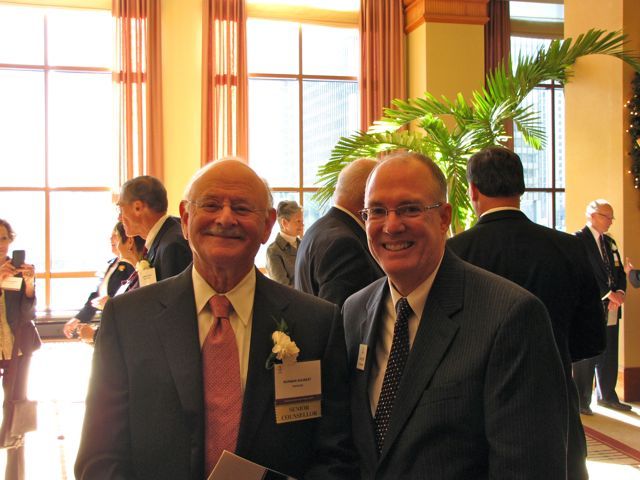 Distinguished Counsellor Norman Shubert and ISBA 2nd Vice President John Thies