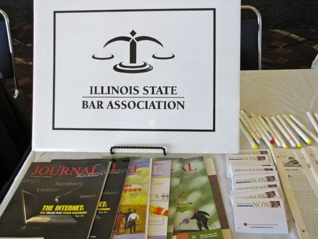 The ISBA table at the admission ceremony