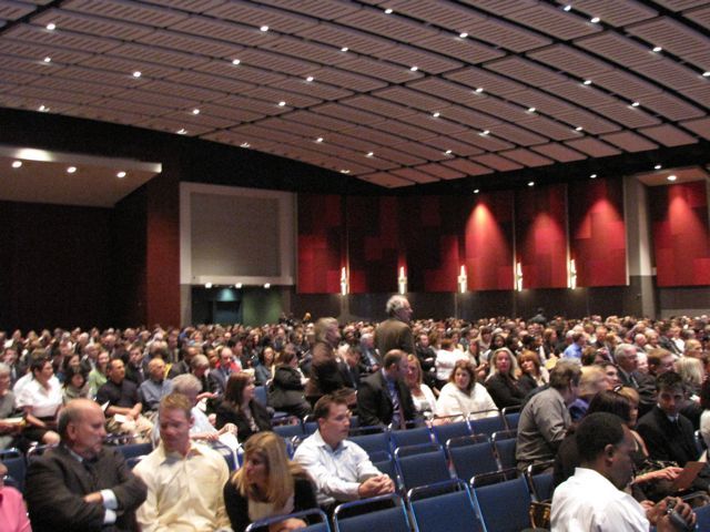 The 500 new admittees and their families inside the Skyline Ballroom at McCormick Place West.