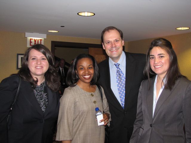 ISBA Secretary Mark Wojcik with other bar association leaders 