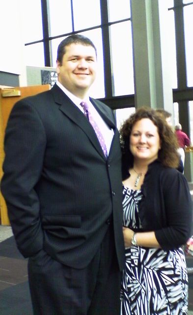 (Click to enlarge) New admittee David Mullins of Rockford with his wife Wendi