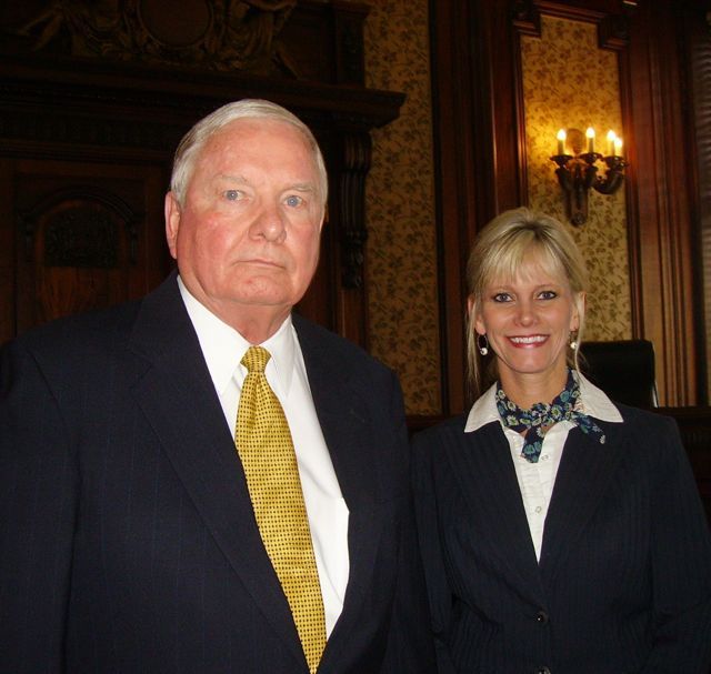 Judge Gerald D. Fines, Danville and Judge April G. Troemper, Springfield.