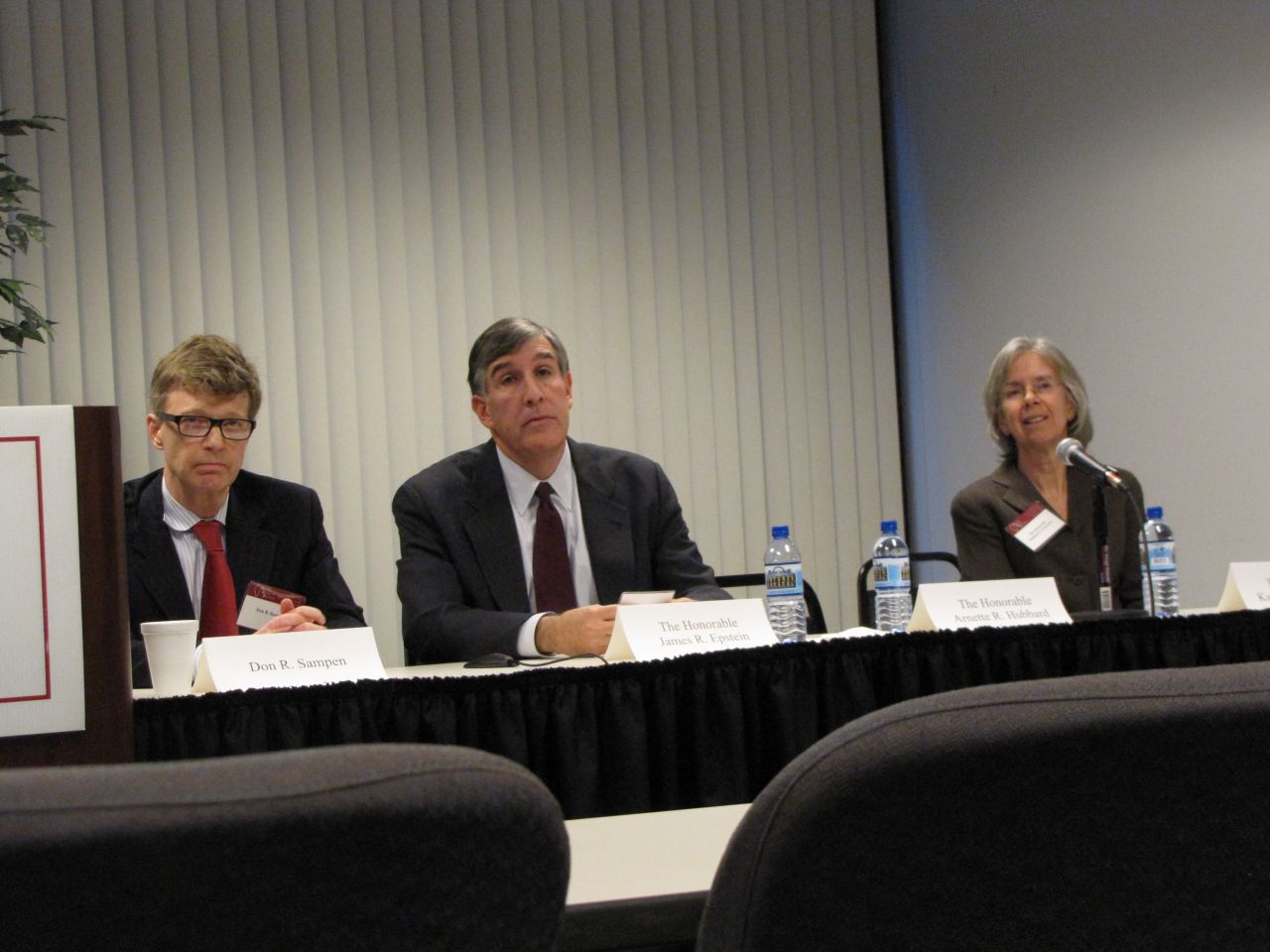 Candidates Don R. Sampen, James R. Epstein and Kathleen G. Kennedy