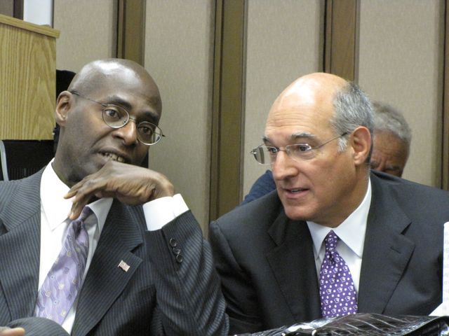 Speaker Martin Greene and President-elect Hassakis