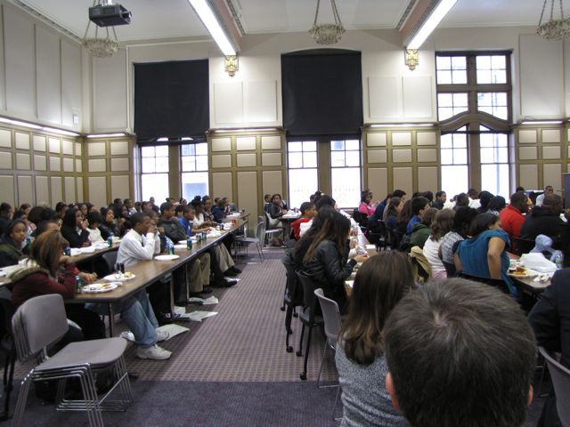 The Law Day Luncheon reached overflow capacity in the John Marshall Law School lecture hall.