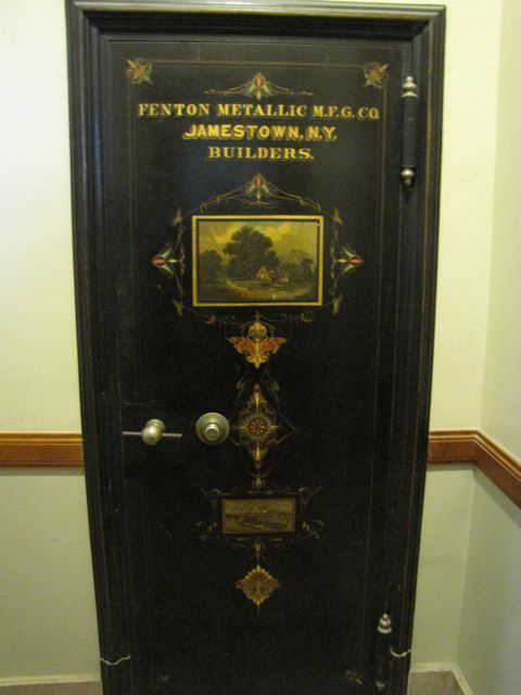 One of 3 original wall safes in the courthouse.
