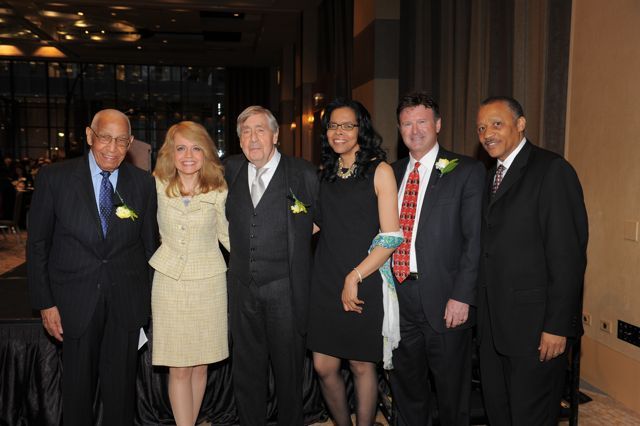 Hon. George Leighton, Michele Jochner, Jerold Solovy, Planning Committee Co-Chair Yolaine Dauphin, ISBA Past President Tim Bertschy, and Lionel Jean-Baptiste 