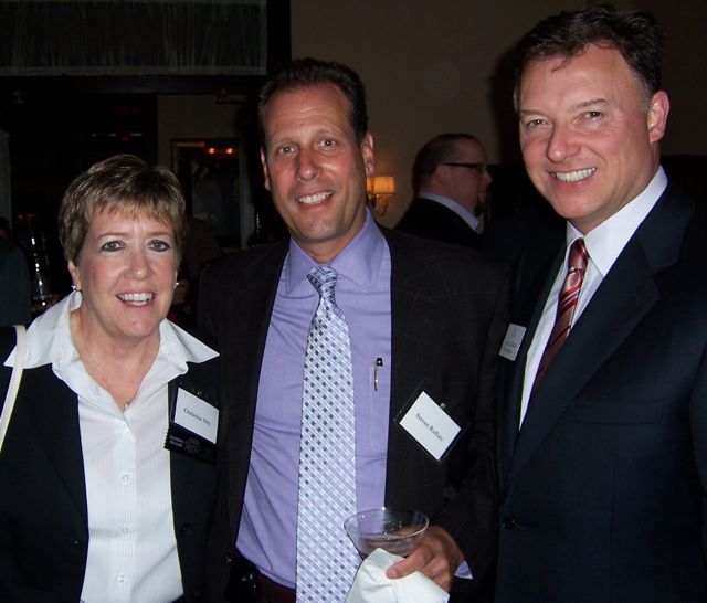 Chris Ory, Steven Ruffalo, ISBA 2nd Vice President John Locallo