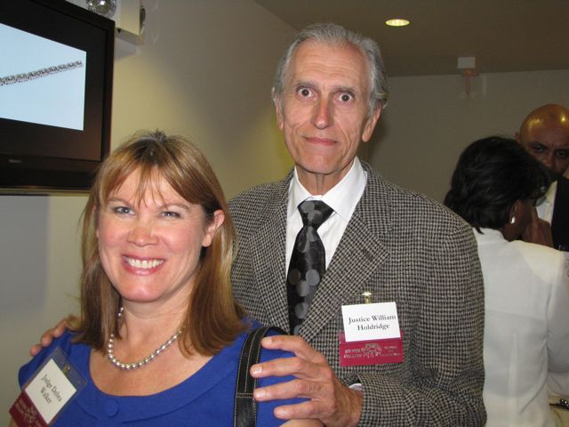 IBF Secretary Debra Walker and Justice William Holdridge