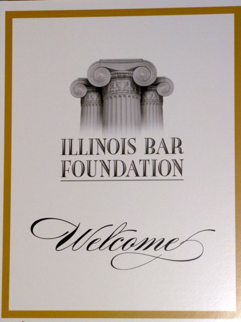 IBF welcome sign