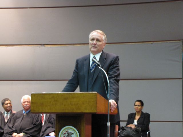 ISBA Past President Tim Eaton served as MC