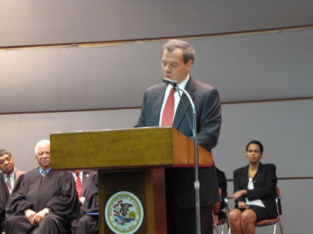 Illinois Senate President John Cullerton started his career with Justice Theis in the Cook County Public Defenders Office in 1974.