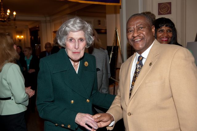 Hon. Mary Ann G. McMorrow and Hon. Lewis Nixon, Incoming President of the Illinois Judges Association