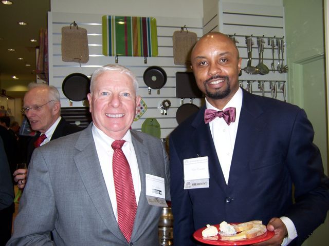 IBF Past President David Sosin and current IBF President Vince Cornelius