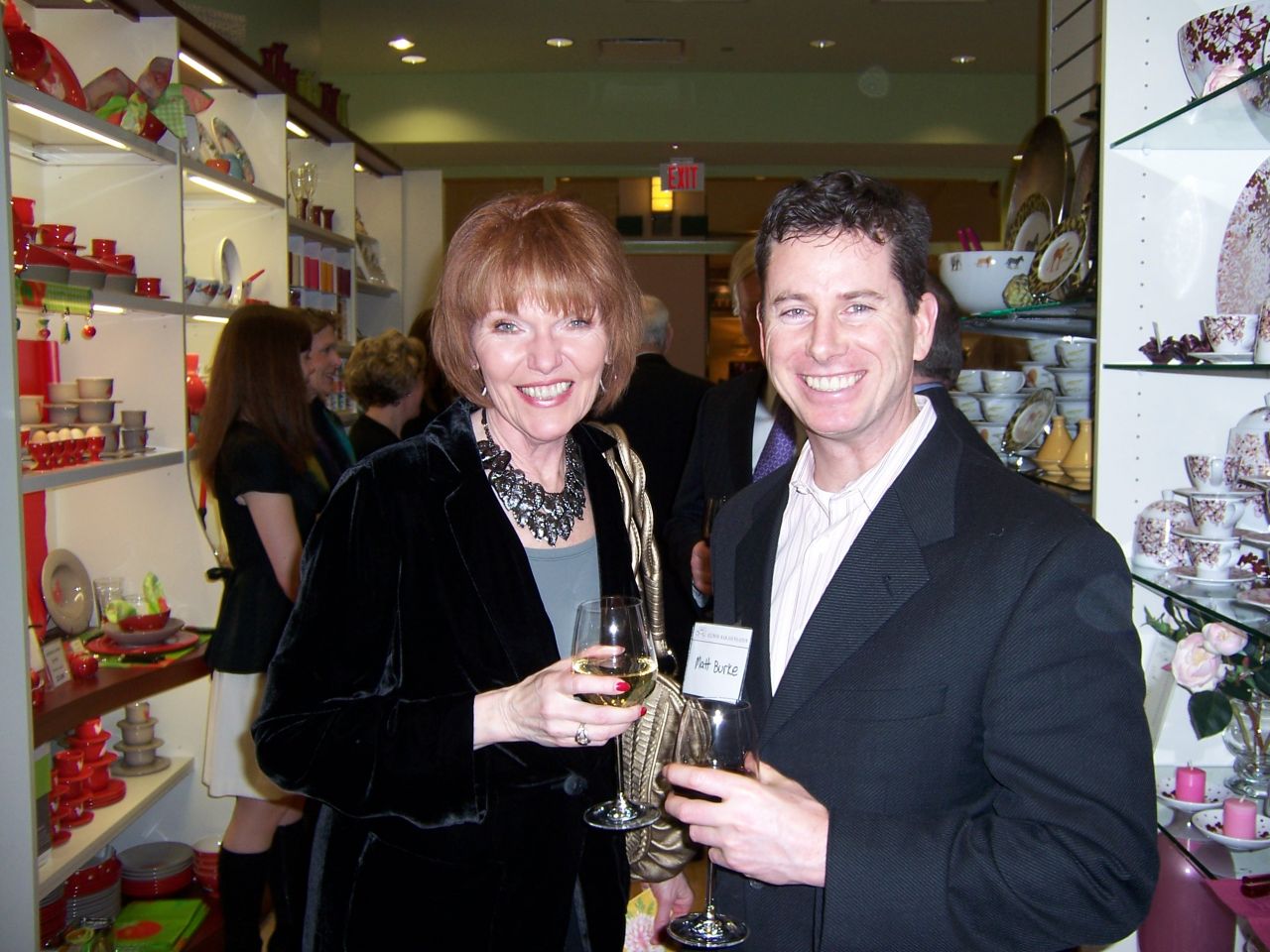 Susan Hartigan and Matt Burke