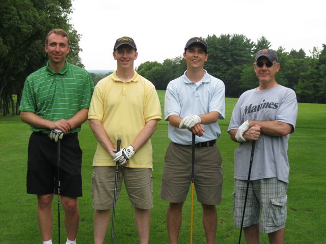 Charlie O'Malley of the Law Office of James Hursh, Belvidere; Judge Brendan Maher, Joel Huotari of Williams McCarthy and Steve Balogh of Williams McCarthy