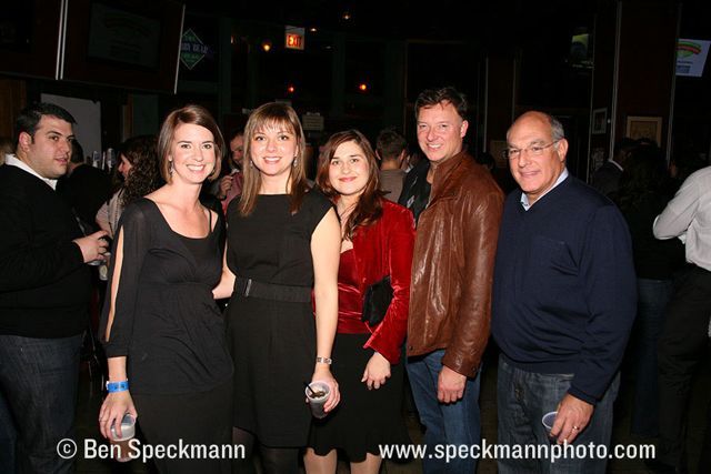 ISBA YLD Board liason Jamie Bracewell, YLD Immediate Past Chair Kelley Gandurski, YLD Council member Anna Krolikowska, ISBA President-Elect John Locallo and ISBA President Mark Hassakis