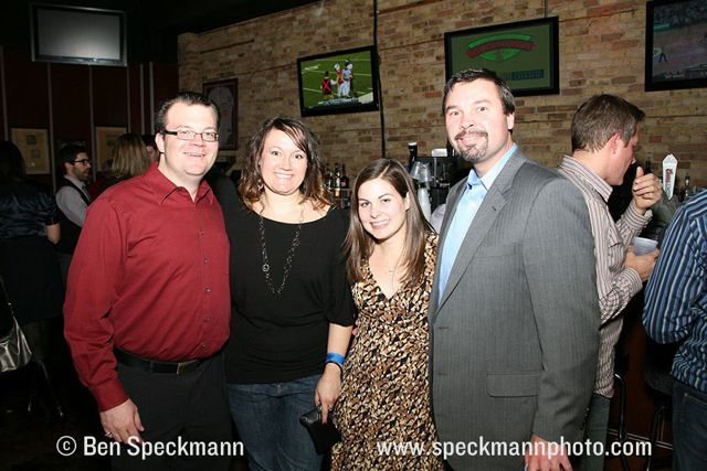 YLD Chair Bob FInk, YLD Vice-Chair Heather Fritsch, YLD Secretary Meghan O'Brien and ISBA Board member Dion Davi