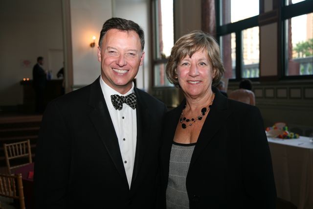 ISBA 2nd Vice President John Locallo with Board of Governors member Naomi Schuster