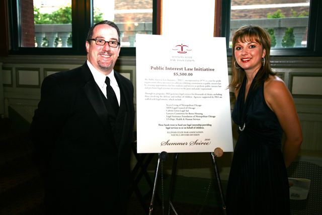 Michael Bergmann and YLD Chair Kelley Gandurski