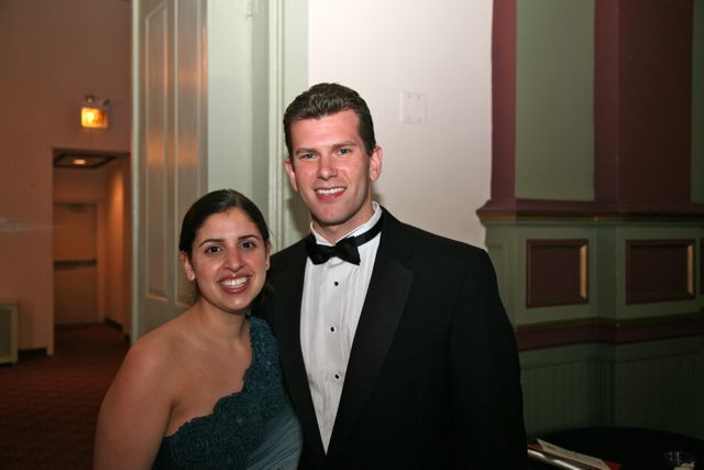 Caroline Schoenbeck with her husband, YLD Council member George Schoenbeck