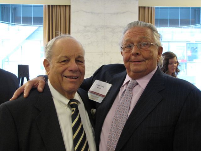 Distinguished Counsellor and ISBA Past President Herb Franks and ISBA Past President Jack Carey