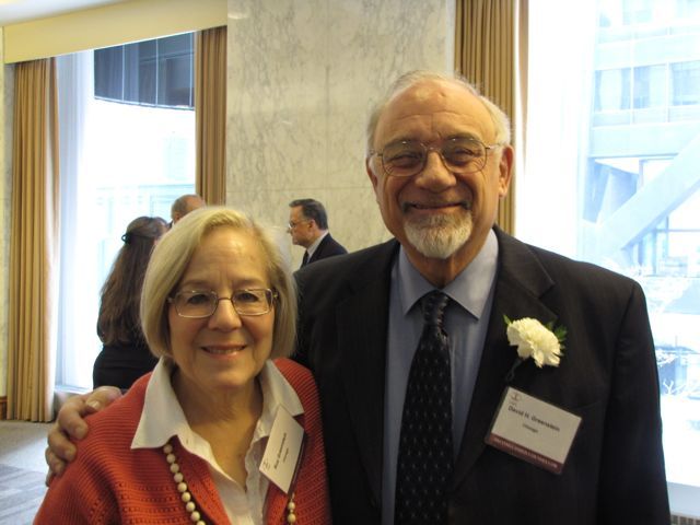 Distinguished Counsellor David Greenstein of Chicago and his wife, Rose