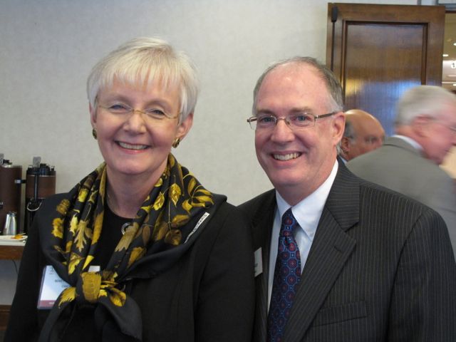 Theis and Thies: Illinois Supreme Court Justice Mary Jane Theis and ISBA President-elect John E. Thies